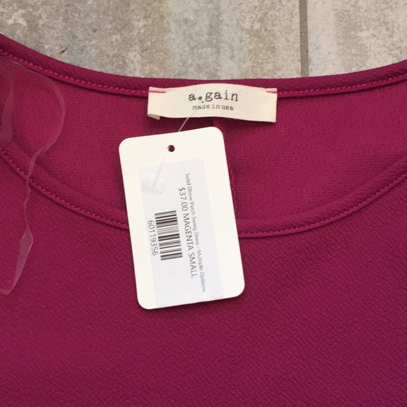 Magenta Swing Dress - Picture 2 of 3